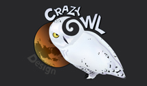 Crazy Owl card